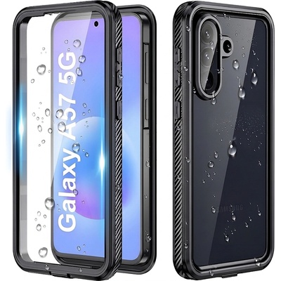 ShellBox Водоустойчив калъф за Samsung Galaxy A57 5G - Waterproof IP68 Case - ShellBox - Черен