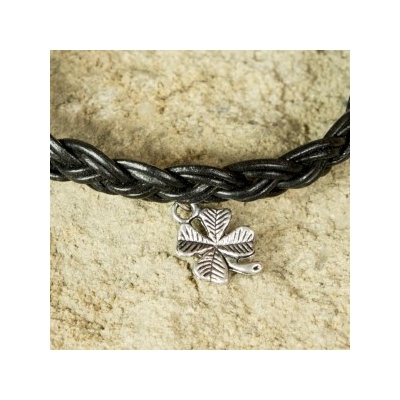 Hedy natel kožený štěstí černá 321