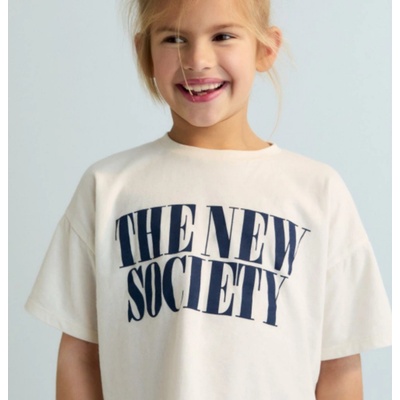 THE NEW SOCIETY triko Mica Moonlight White