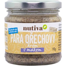 Nutiva Para orechový krém s makom 190 g