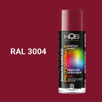 HQS akrylová farba v spreji 400 ml RAL 3004 lesklá