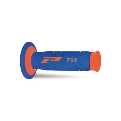 PROGRIP gripy PG791 OFF ROAD (22+25mm, délka 115mm) barva oranžová fluorescenční/modrá (dvousložkové) (791-275) (PA079100-275)