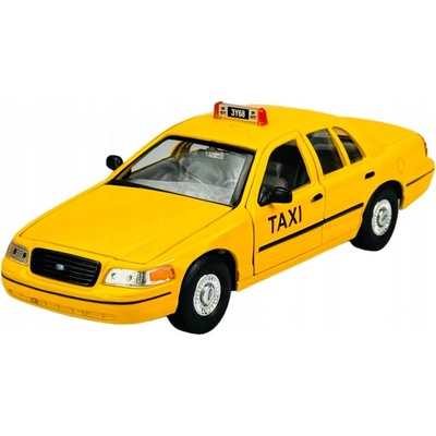 Welly 1999 Ford Crown Victoria Taxi Žltá 1:34