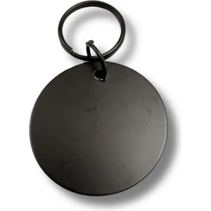 anipro Stainless Dog Медальон адресник 30 мм - черен