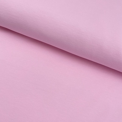 Teplákovina s lycrou Gold - Růžová Pink lady