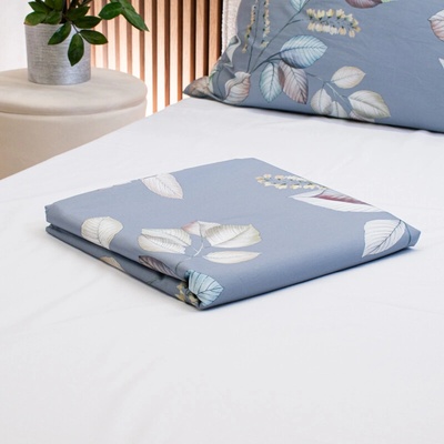 Takoy Plachta bavlna satén listy v hmle Sienna premium-HT-00899 250x250