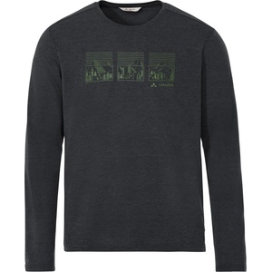VAUDE Мъжка блуза с дълъг ръкав Vaude Rosemoor L/S T-Shirt III Longsleeve - Black / Thyme - размер XL (216-0236-1314)