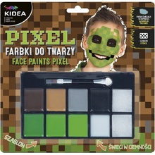 Derform Kidea farby na tvár Pixel