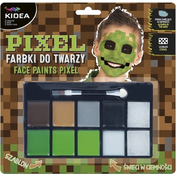 Derform Kidea farby na tvár Pixel