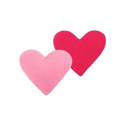 Bellatex Tvarovaný vankúš Srdce ružová 18x20 2ks