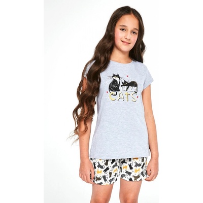Dívčí pyžamo s krátkým rukávem Cornette Cats