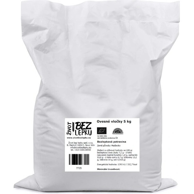 Život bez lepku Ovsené vločky 5 kg