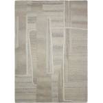 Flair Rugs Сиво-бежов ръчно изработен вълнен килим 140x200 cm Lira - Flair Rugs (503119381155)