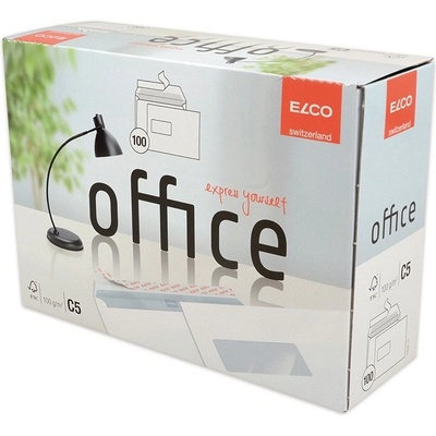 Obálky C5 ELCO Office Box / 100 kusů / okénko vlevo