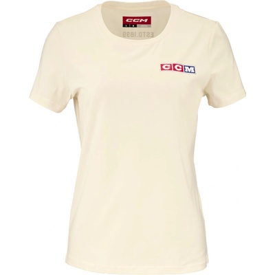 CCM Vintage Dámske tričko Fall SS Tee Unbleached