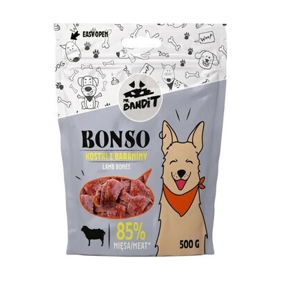 MR. BANDIT Bonso jahňacie kocky pre psov 500 g