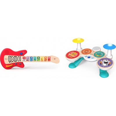 Hape Комплект сензорни инструменти Hape - Baby Einstein, Китара и барабани (H800910)