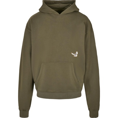 Mister Tee K-Dot Heavy Oversize Hoody olive XXLUB-MT2458-00176 - Бял, размер XXL