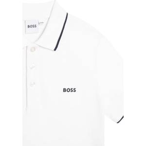 HUGO BOSS Детска памучна тениска с яка (j25p26.102.108)