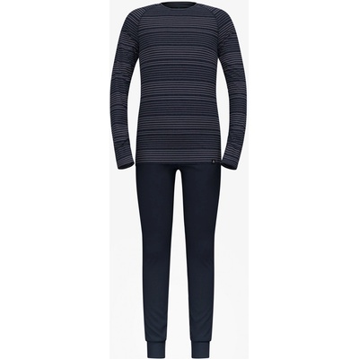 Odlo Active Warm Eco Set Set Long dark sapphire/gray ridge