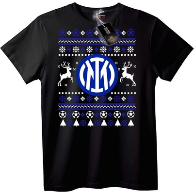 NOONEBRAND Тениска Коледен Спортен Стил - S, Black