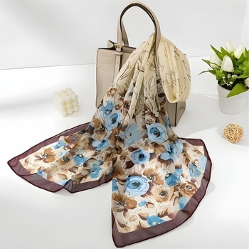 HARAHU Шал se-38353 - Кафява / Многоцветна kp38353 (se-38353)