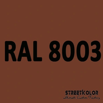RAL 8003 akrylová auto farba lesklá alebo matná 1 liter + tužidlo + riedidlo