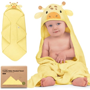 KeaBabies Бебешка Хавлия С Качулка От Органичен Бамбук Жираф Keababies (KB-HTCD-GIF)