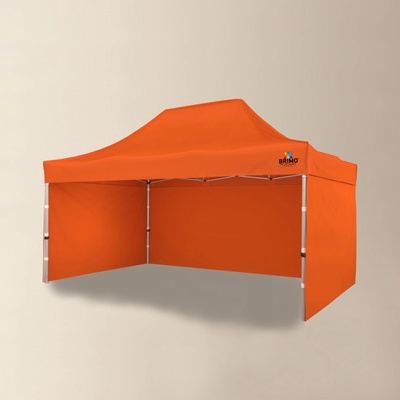 Brimo Promo stánok Premium Alu 3 x 4,5 m oranžový