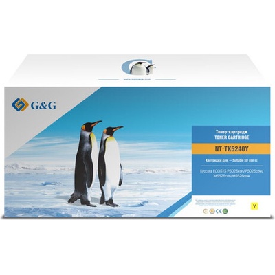 Compatible Тонер касета за KYOCERA Ecosys - Yellow - TK-5240Y - NT-PKTK5240Y - G&G (NT-PKTK5240Y)