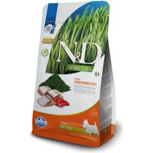 N&D N&D Spirulina Herring & Wolfberry Adult MIni със спирулина и херинга за дребни породи 2kg