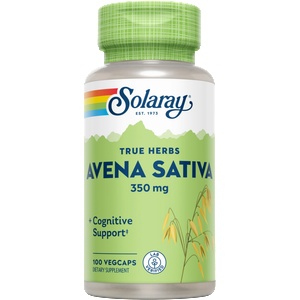 SOLARAY Посевен овес (Avena Sativa) - 100 капсули