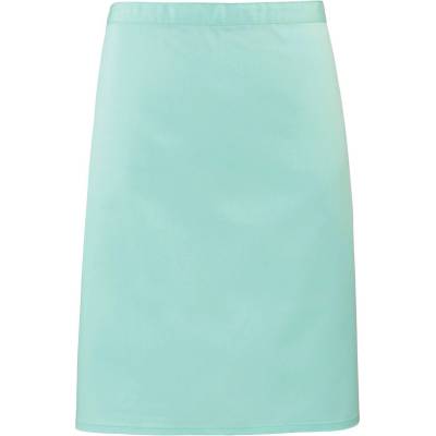 Premier zástěra Colours PR151 do pasu krátká aqua