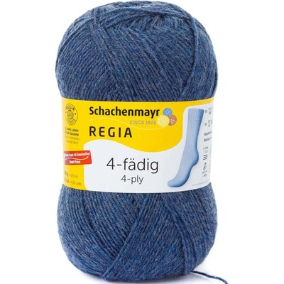 Regia 4-Ply Uni 2137 jeans melír 210m/50g