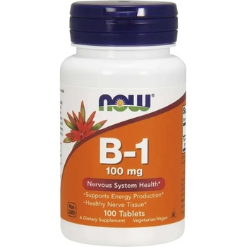 NOW Vitamin B-1, 100 mg, 100 таблетки, Now