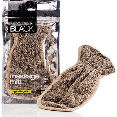 Suavipiel Pánská masážní rukavice Black Massage Mitt