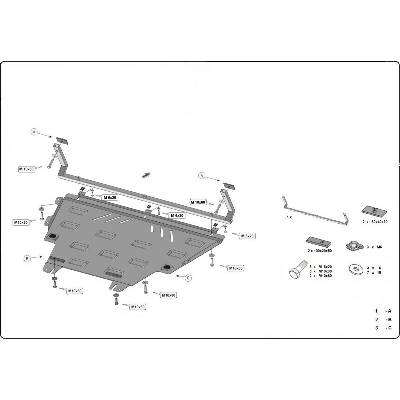 Kryt pod motor RENAULT TRAFIC III Box (FG_) - Plech -