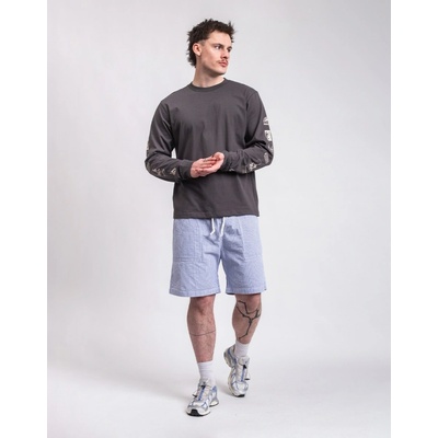 Service Works Seersucker Chef Shorts NAVY STRIPE