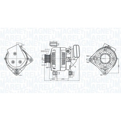 Alternátor MAGNETI MARELLI 063377578010