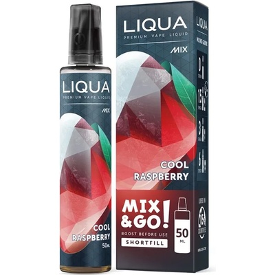Liqua MIX and GO Short Fill 50мл/70мл - Cool Raspberry