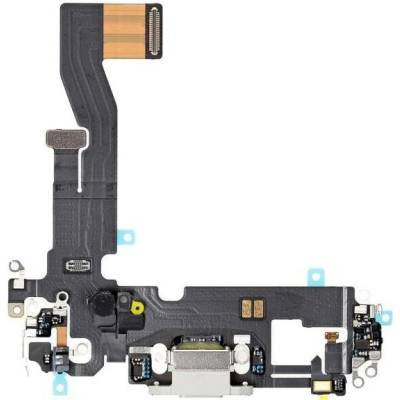 AppleKing nabíjecí a audio flex konektor pro iPhone 12 Pro - bílý