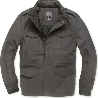 Bunda Vintage Industries Brent Parka sivá