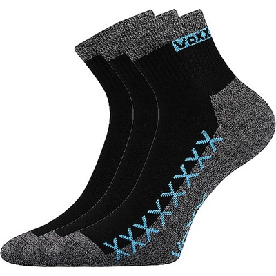 Voxx ponožky s voľným lemom Vector čierna