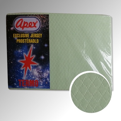 Apex termo prostěradlo jersey Světle zelené 180x200