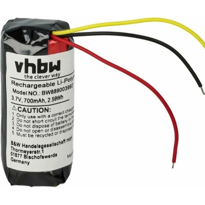 VHBW Batéria pre Bose SoundSport Free, 700 mAh - neoriginálne