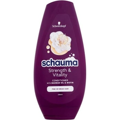 Schwarzkopf Schauma Strength & Vitality Condicioner 250 ml балсам за укрепване и жизненост на косата за жени