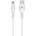DeTech Кабел за данни DeTech DE-C27M, Micro USB, 1.0m, Бял - 40109 (40109)