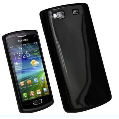 Samsung S8600 Wave 3 Силиконов Калъф Черен + Протектор
