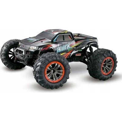 RCobchod MonsterTruck 1:10 2 motory 4x4,46km/h žlutočervený RC_318899 RTR 1:10
