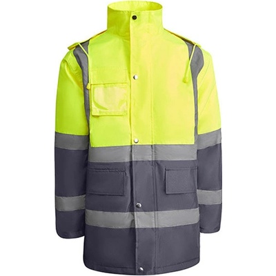 Roly Merak Nepremokavá reflexná parka HV9320 Lead